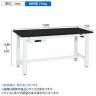 サカエ 電動昇降作業台 重量タイプ 幅1500×奥行750×高さ630～1280mm DKN-157ACW-1