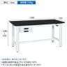 サカエ 電動昇降作業台 重量タイプ 幅1200×奥行750×高さ630～1280mm DKN-127BCW-1