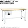 サカエ 電動昇降作業台 重量タイプ 幅1500×奥行750×高さ630～1280mm DKN-157CIMW