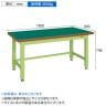 サカエ 重量作業台KWタイプ 幅1800×奥行800×高さ740mm KWF-188-1