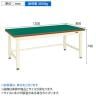 サカエ 重量作業台KWタイプ 幅1200×奥行800×高さ740mm KWF-128I-1