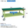 サカエ 重量作業台GWBタイプ 移動式 幅1800×奥行900×高さ740mm GWBF-189-1