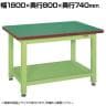 サカエ 超重量作業台Wタイプ 幅1800×奥行800×高さ740mm WF-8