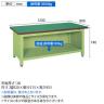 サカエ 超重量作業台Wタイプ 背 側板付き 幅1200×奥行800×高さ740mm WF-12P-1