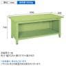 サカエ 超重量作業台Wタイプ 背 側板付き 幅1800×奥行800×高さ740mm WS-18P-1