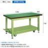サカエ 重量作業台KWCタイプ ペダル昇降移動式 幅1200×奥行800×高さ740mm KWCF-128-1