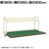[オプション]サカエ 作業台用オプション計測器架台 幅1800×奥行350×高さ600mm KT-18KKI