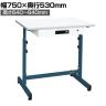 サカエ 抗菌 抗ウイルスデスク 幅750×奥行530×高さ640～840mm KSS-2VPWD