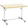 サカエ 軽量セルワーク作業台 移動式 幅900×奥行600×高さ700～1000mm CL-9060PM-19