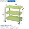 サカエ CSパールワゴン 軽量タイプ 直進安定金具付き 幅600×奥行400×高さ740mm CSP-6073LY-1