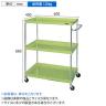 サカエ CSパールワゴン 軽量タイプ 直進安定金具付き 幅600×奥行400×高さ880mm CSP-6083LY-1