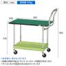 サカエ CSパールワゴン 軽量 天板付き ハイタイプ取手 幅900×奥行600×高さ620mm CSP-9061LTEHTNU-1