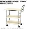 サカエ CSパールワゴン 軽量 天板付き ハイタイプ取手 幅900×奥行600×高さ760mm CSP-9072LPHTNUI