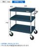 サカエ CSパールワゴン 中量タイプ 直進安定金具付き 幅600×奥行400×高さ740mm CSP-6073YSED-1