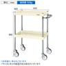 サカエ CSパールワゴン 中量タイプ 直進安定金具付き 幅600×奥行400×高さ880mm CSP-6082YNUI-1