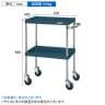 サカエ CSパールワゴン 中量タイプ 直進安定金具付き 幅600×奥行400×高さ880mm CSP-6082YSED-1
