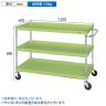 サカエ CSパールワゴン 中量タイプ 直進安定金具付き 幅1200×奥行600×高さ880mm CSP-1283Y-1