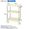 サカエ CSパールワゴン 中量タイプ 幅1200×奥行600×高さ1080mm CSP-12113NUI-1