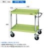 サカエ CSパールワゴン 中量タイプ ダブルストッパー仕様 幅750×奥行500×高さ606mm CSP-7562DSE-1