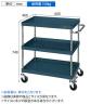 サカエ CSパールワゴン 中量タイプ フロアストッパー付き 幅600×奥行400×高さ740mm CSP-6073FSSED-1