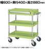 サカエ CSパールワゴン 中量タイプ 引出し付き 幅600×奥行400×高さ880mm CSP-6082ANUI