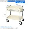 サカエ CSパールワゴン 中量タイプ 引出し付き 幅600×奥行400×高さ600mm CSP-6062AI-1