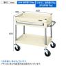 サカエ CSパールワゴン 中量タイプ 引出し付き 幅600×奥行400×高さ600mm CSP-6062ASEI-1