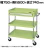 サカエ CSパールワゴン 中量タイプ 引出し付き 幅750×奥行500×高さ740mm CSP-7573ASE