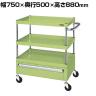 サカエ CSパールワゴン 中量タイプ 引出し付き 幅750×奥行500×高さ880mm CSP-7583C