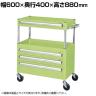 サカエ CSパールワゴン 中量タイプ 引出し付き 幅600×奥行400×高さ880mm CSP-6081A3CSE