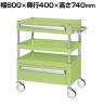 サカエ CSパールワゴン 中量タイプ 引出し付き 幅600×奥行400×高さ740mm CSP-6072ACNU