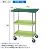 サカエ CSパールワゴン 中量タイプ 天板付き 幅750×奥行500×高さ760mm CSP-7572TESE-1