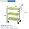 サカエ CSパールワゴン 中量 ハイタイプ取手 幅600×奥行400×高さ880mm CSP-6083HT-1