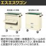 サカエ エスエスワゴン 幅700×奥行450×高さ880mm SS-A3N-1