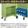サカエ キャビネットワゴンスイングドア付き 幅700×奥行400×高さ1095mm CW-SD5N-12