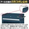 サカエ キャビネットワゴン 棚板付き 幅700×奥行480×高さ1025mm CV-101TD-3