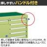 サカエ キャビネットワゴン 天板皿型 幅1106×奥行656×高さ910mm Q-21BKT-10