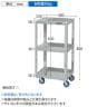 サカエ アルミスペシャルワゴン 幅400×奥行330×高さ800mm SPE-03SEJAL-5