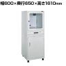 サカエ パソコンキャビネット 幅600×奥行650×高さ1610mm SPC-2SGY2