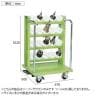 サカエ ツーリングワゴン UT-50タイプ 幅670×奥行600×高さ1020mm TLR-14AJKBR-1