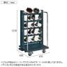 サカエ ツーリングワゴン UT-50タイプ 幅670×奥行600×高さ1230mm TLR-15AJKBRD-1