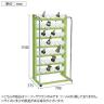 サカエ ツーリングラック UT-50タイプ 幅790×奥行575×高さ1540mm TLN-37AN-1