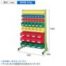 サカエ パネルハンガー 片面 固定式 幅960×奥行460×高さ1460mm NFP-128-1