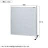 【連結】サカエ パーティション 連結 幅900×高さ1010mm NA-9010FR-1
