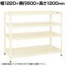 サカエ スーパーラック 均等耐荷重150KG/段 4段タイプ 幅1220×奥行600×高さ1200mm SPR-1124MI