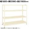 サカエ スーパーラック 均等耐荷重150KG/段 4段タイプ 幅1220×奥行390×高さ1500mm SPR-2104MI