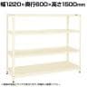 サカエ スーパーラック 均等耐荷重150KG/段 4段タイプ 幅1220×奥行600×高さ1500mm SPR-2124MI