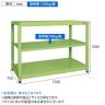 【単体】サカエ RKラック 単体 均等耐荷重:250KG/段 3段タイプ 幅1500×奥行750×高さ1500mm RKN-5753-1