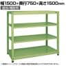 【追加/増設用】サカエ RKラック 連結 均等耐荷重:250KG/段 3段タイプ 幅1500×奥行750×高さ1500mm RKN-5753RI