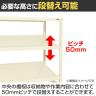【単体】サカエ RKラック傾斜棚タイプ 単体 幅1500×奥行450×高さ1800mm RKN-5483SI-3